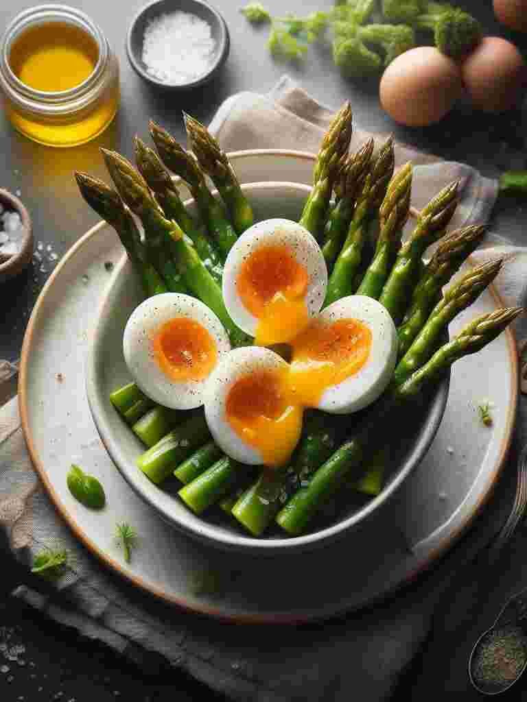 Soft-Boiled Eggs with Asparagus